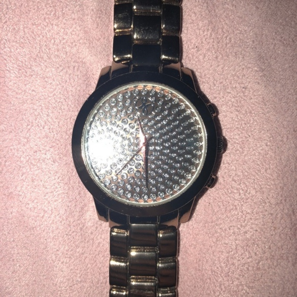 3 FOR 20 • Rose Gold Sparkly Chain Watch